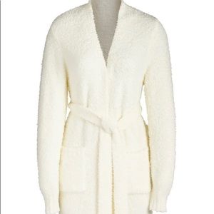Skims cozy knit robe bone 2X/3X